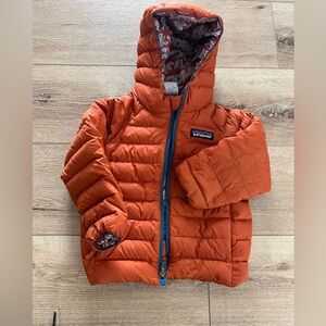 Patagonia reversible down sweater hoodie